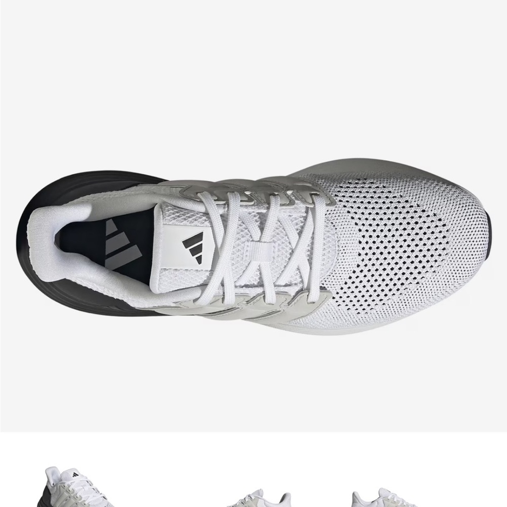 Adidas womens White and Black Athletic Shoes